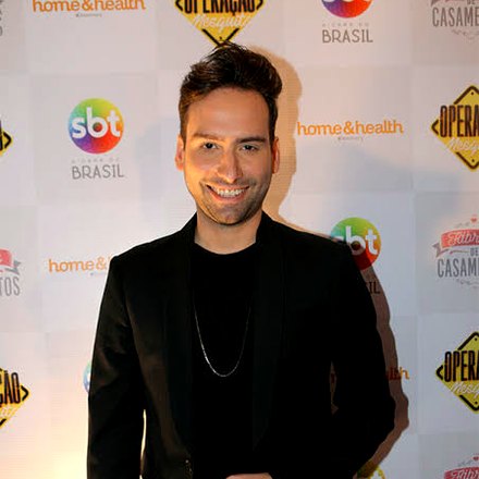 Hugo Grassi em evento do SBT (Fábrica de Casamentos)